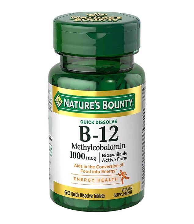NATURE'S BOUNTY | METHYLCOBALAMIN B-12 1000 MCG ENERGY HEALTH TABLETS